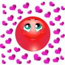 download Lover Boy Smiley Emoticon clipart image with 315 hue color
