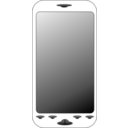 download Simple Cell Phone clipart image with 0 hue color