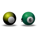 download Snooker Balls clipart image with 45 hue color