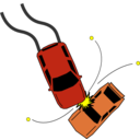 download Car Accident clipart image with 0 hue color