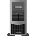 download Computer Tower clipart image with 0 hue color