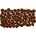 download Coffee Bean clipart image with 0 hue color