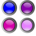 download Round Buttons 1 clipart image with 0 hue color