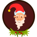 download Santa clipart image with 0 hue color