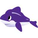 download Dolphin clipart image with 45 hue color