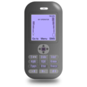 download Classic Phone clipart image with 225 hue color