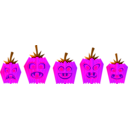 download Halloween Pumpkins clipart image with 270 hue color