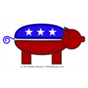 download Gop Pig clipart image with 0 hue color