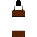 Dropper Bottle With Label