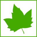 download Eco Green Leaf Icon clipart image with 0 hue color