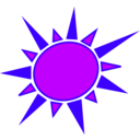 download Yellow And Orange Sun clipart image with 225 hue color