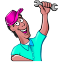 download Mechanic clipart image with 315 hue color