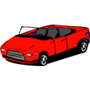 download Cabriolet clipart image with 315 hue color