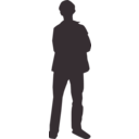 download Person Outline 3 clipart image with 135 hue color