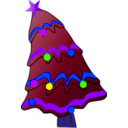 download Christmas Tree clipart image with 225 hue color