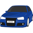 download Vw Golf3 Tuned clipart image with 225 hue color