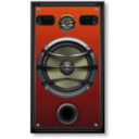 download Studio Speaker 1 Orange Grill clipart image with 0 hue color