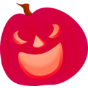 download Halloween Pumpkin Smile clipart image with 315 hue color