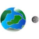 Planet With Moon