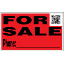 For Sale Sign With Qr Code