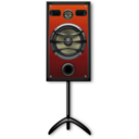 download Studio Speaker 2 Orange Grill clipart image with 0 hue color