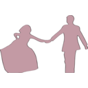 download Just Married clipart image with 45 hue color