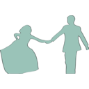 download Just Married clipart image with 225 hue color
