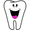 download Happy Tooth clipart image with 315 hue color