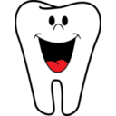 download Happy Tooth clipart image with 0 hue color