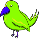 download Bird clipart image with 225 hue color