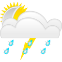 download Weather Symbols Template clipart image with 0 hue color