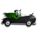 download Little Dracula Driver clipart image with 225 hue color