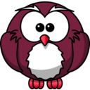 download Cartoon Owl clipart image with 315 hue color