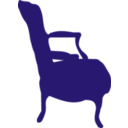 download Low Armchair clipart image with 45 hue color