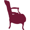 download Low Armchair clipart image with 135 hue color