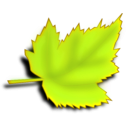 download Leaf 2a clipart image with 45 hue color