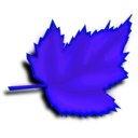 download Leaf 2a clipart image with 225 hue color