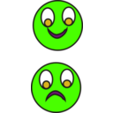download Happy Sad clipart image with 45 hue color