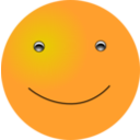 download Smiley Simple clipart image with 0 hue color