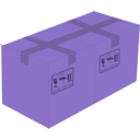 download Two Boxes clipart image with 225 hue color