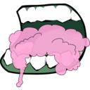 download Mouth Foaming 1 clipart image with 135 hue color