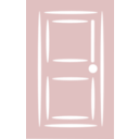 download Door White Stroke clipart image with 0 hue color