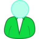 download User 3 clipart image with 135 hue color