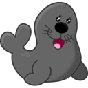 download Seal clipart image with 0 hue color