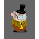 download Sneeky Mayor clipart image with 0 hue color