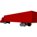 download Truck And Trailer clipart image with 0 hue color