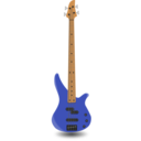 download Simple Bass Guitar 4 Strings clipart image with 0 hue color