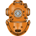 download Diving Helmet clipart image with 0 hue color