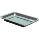 download Silver Tray clipart image with 315 hue color