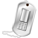 download Military Phone clipart image with 315 hue color